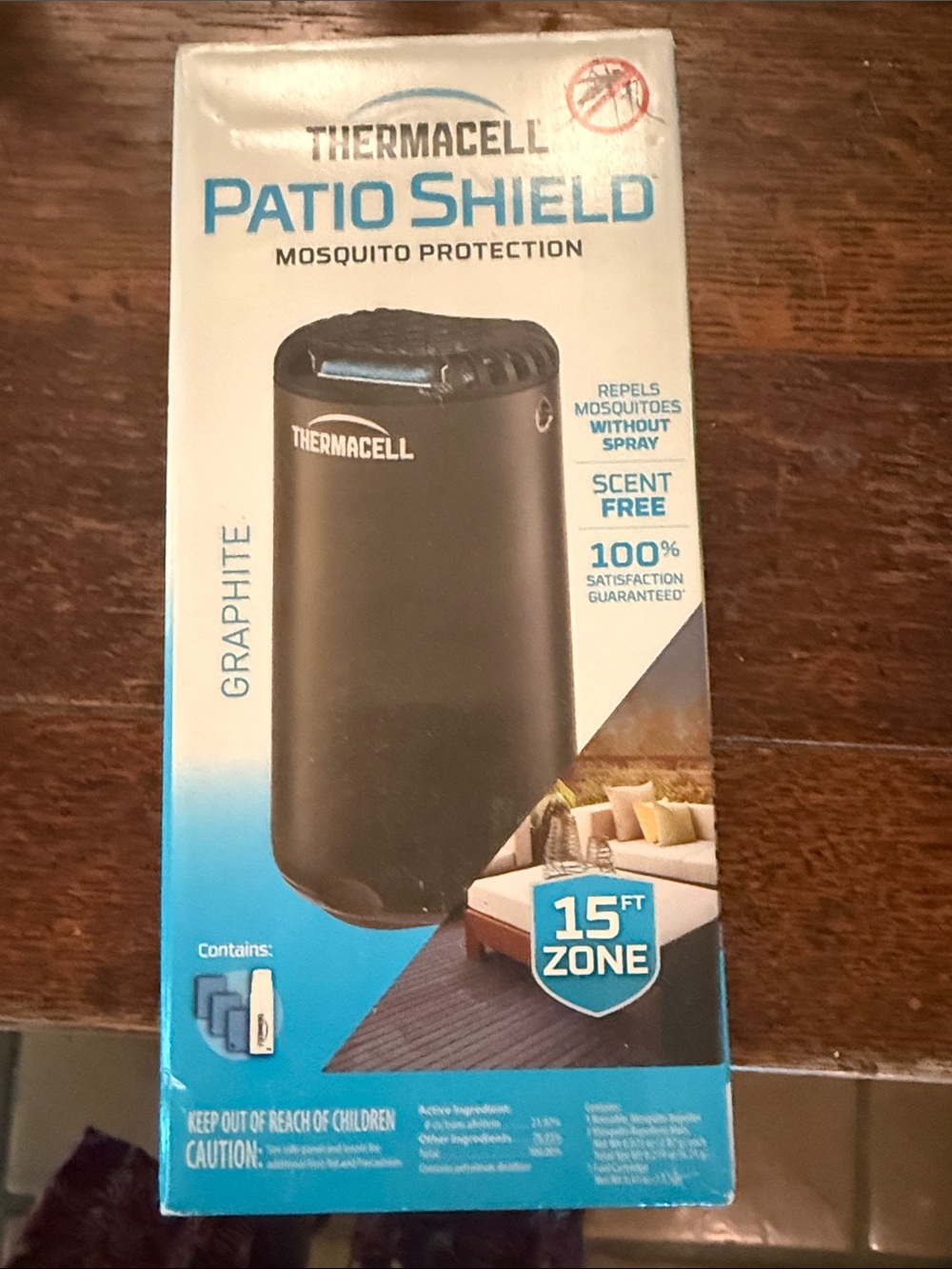 Patio Shield Mosquito Protection - Graphite Thermacell